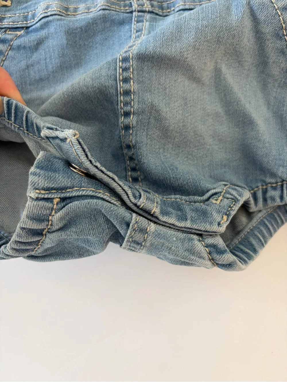 Oshkosh Baby Denim Overall Bubble Romper Size  6 Months